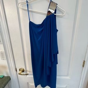 Women’s Le Chateau prom dress @ 2012 size XS. Sapphire blue mini.